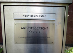 Briefkasten Arbeitsgericht Krefeld